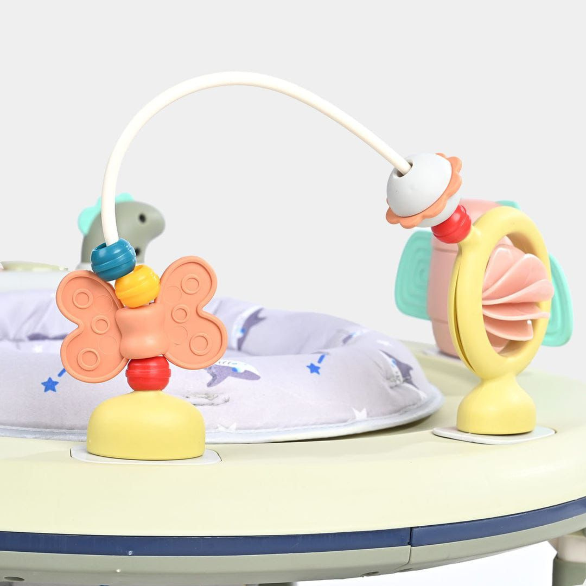 3-in-1 Baby Walker & Activity Table | Premium Plastic Multi-Functional Center - Lyallpur Furniture