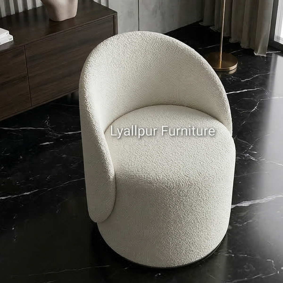 Boucle Accent Ottoman