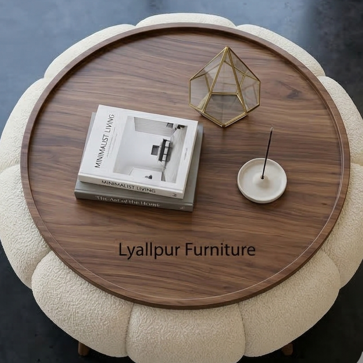 Bouclé Pumpkin Coffee Table