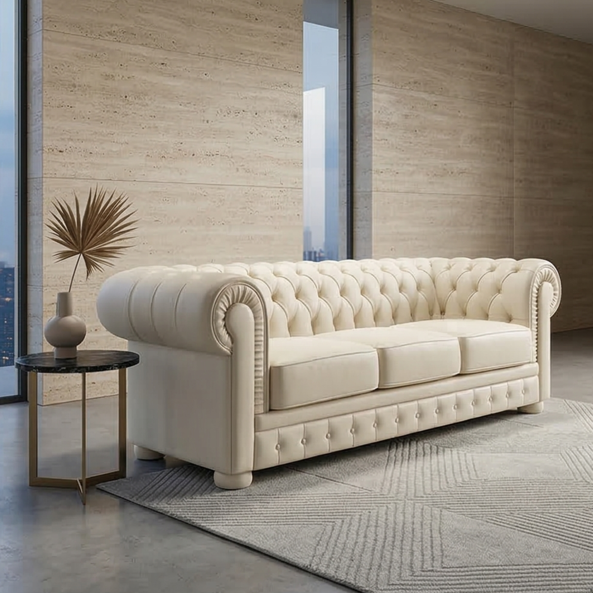 Classic Chesterfield Sofa