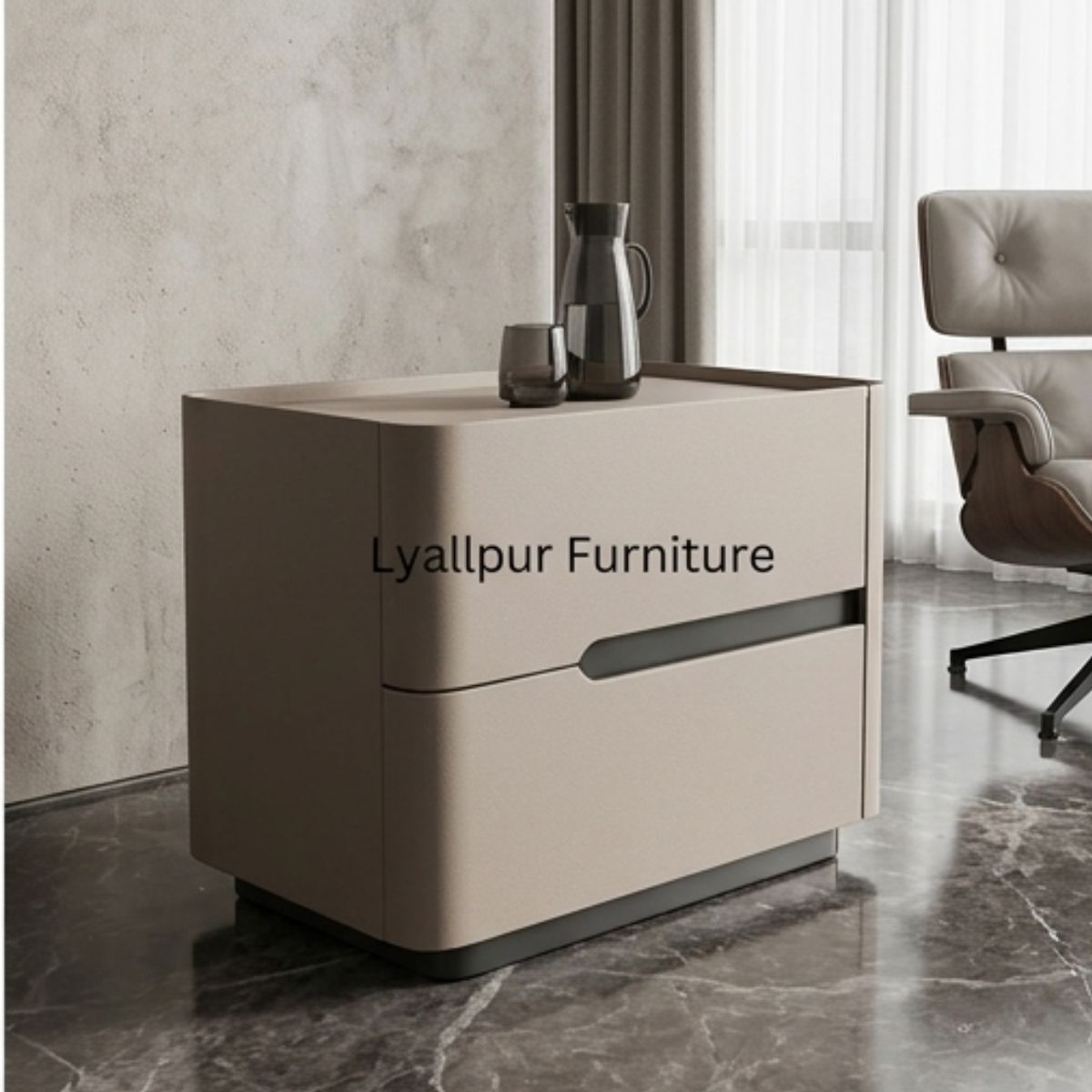 Estelle Minimalist Taupe Chest