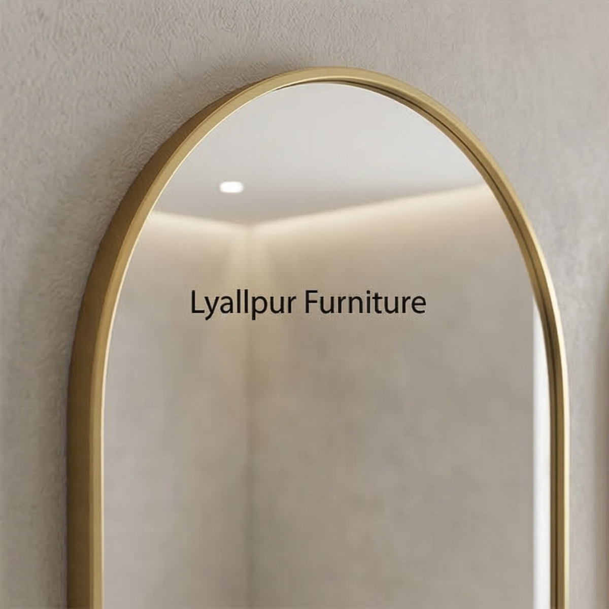 Gold Arch Wall Mirror