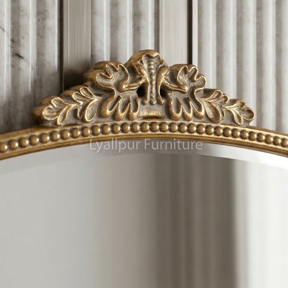 Gold Baroque Arch Mirror