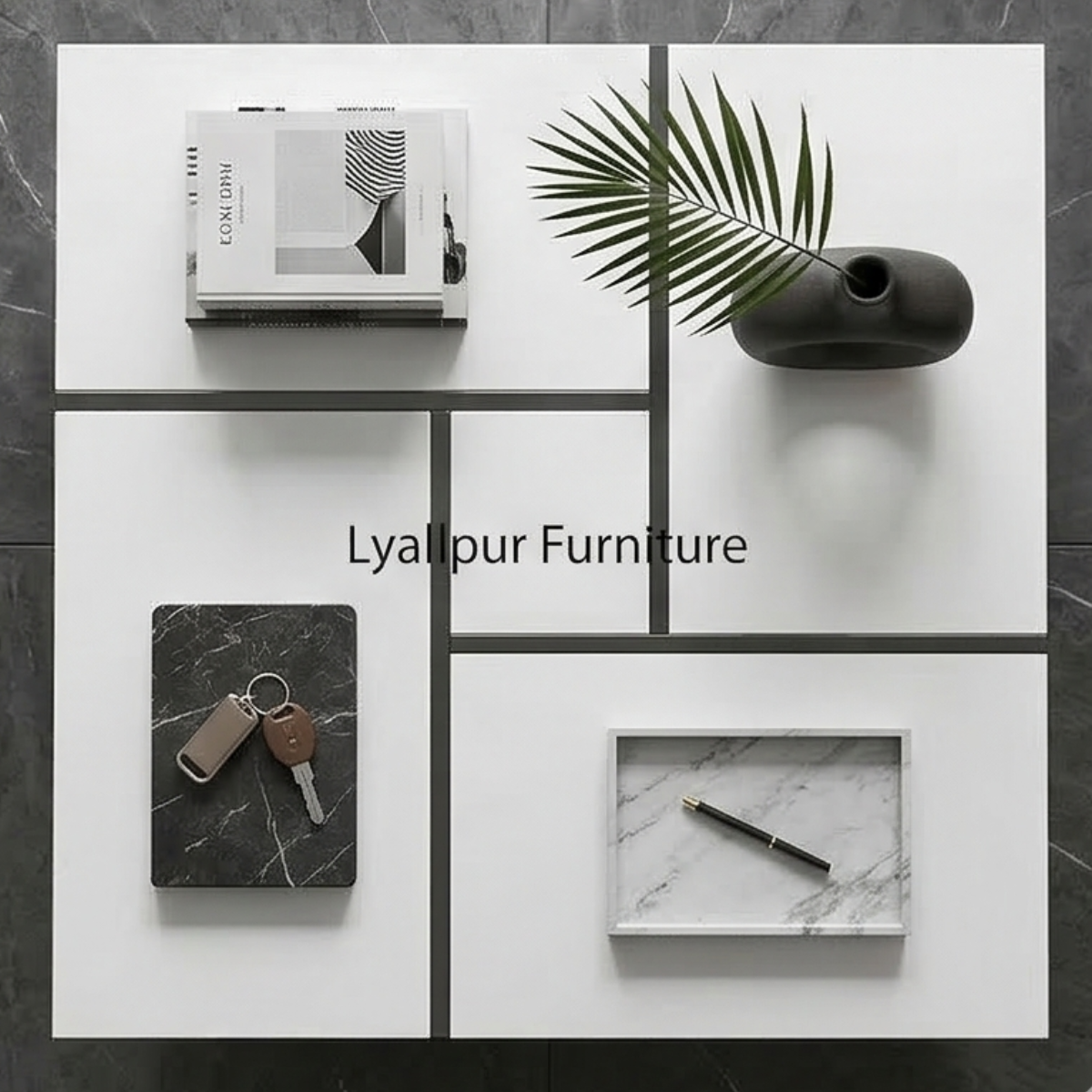 High-Gloss Coffee Table