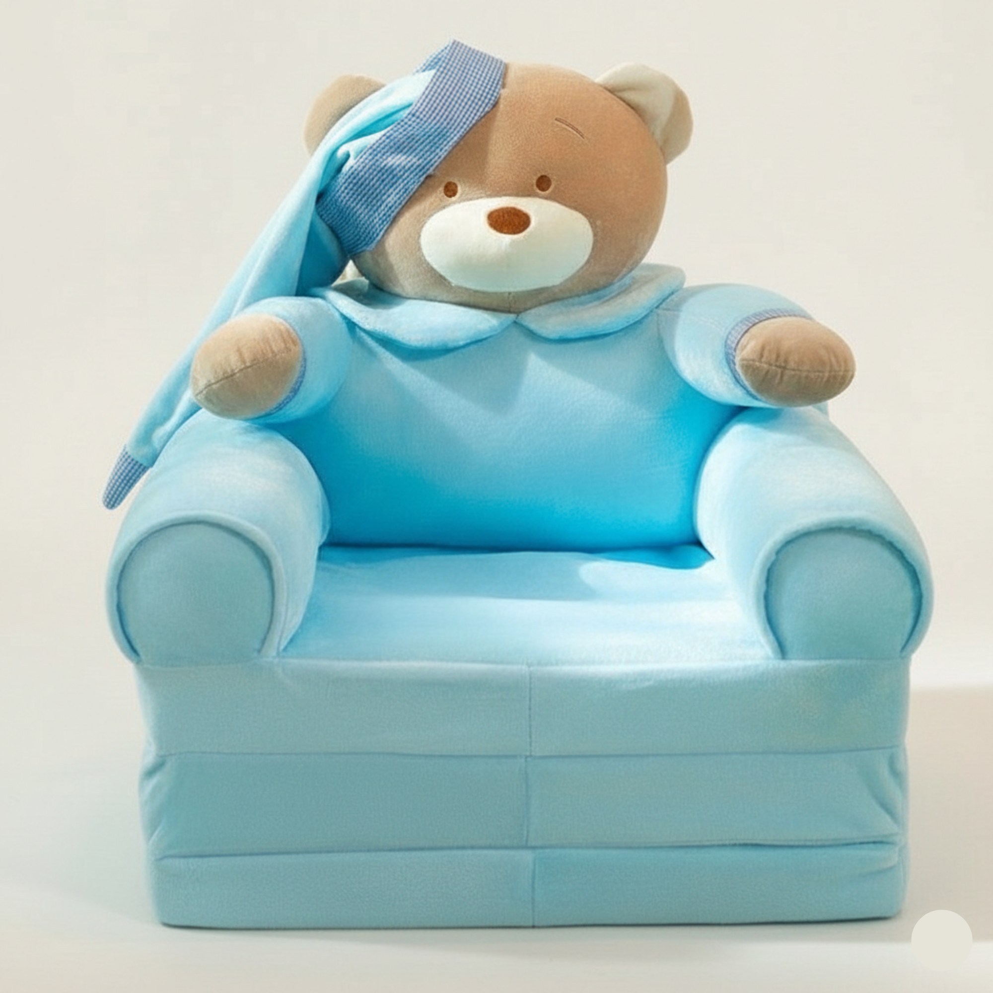 Kids Plush Teddy Bear Sofa Chair – Soft Baby Couch Seat for Toddlers & Kids Room Furniture Pakistan