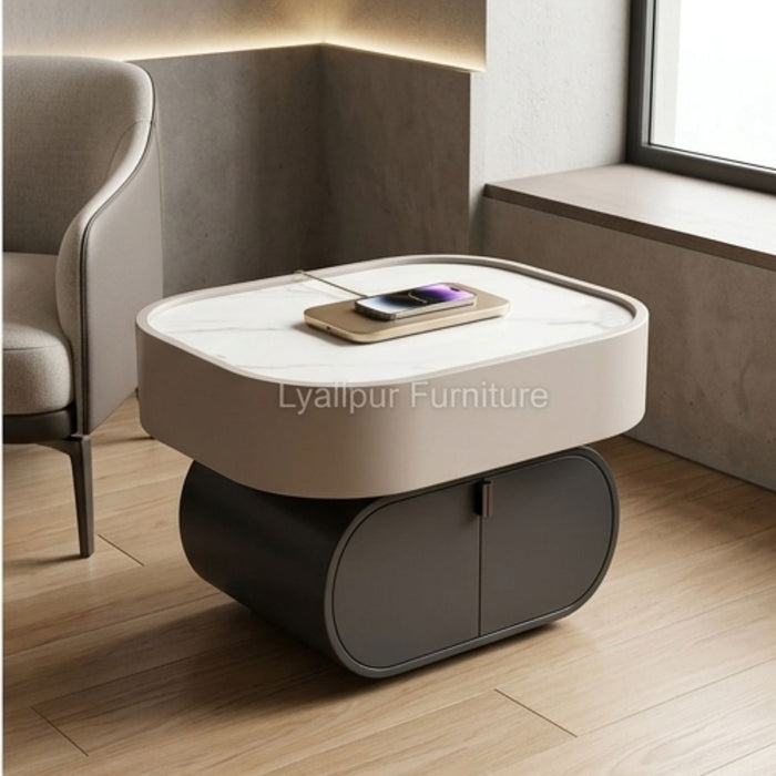 Lumiere Marble Floating Nightstand