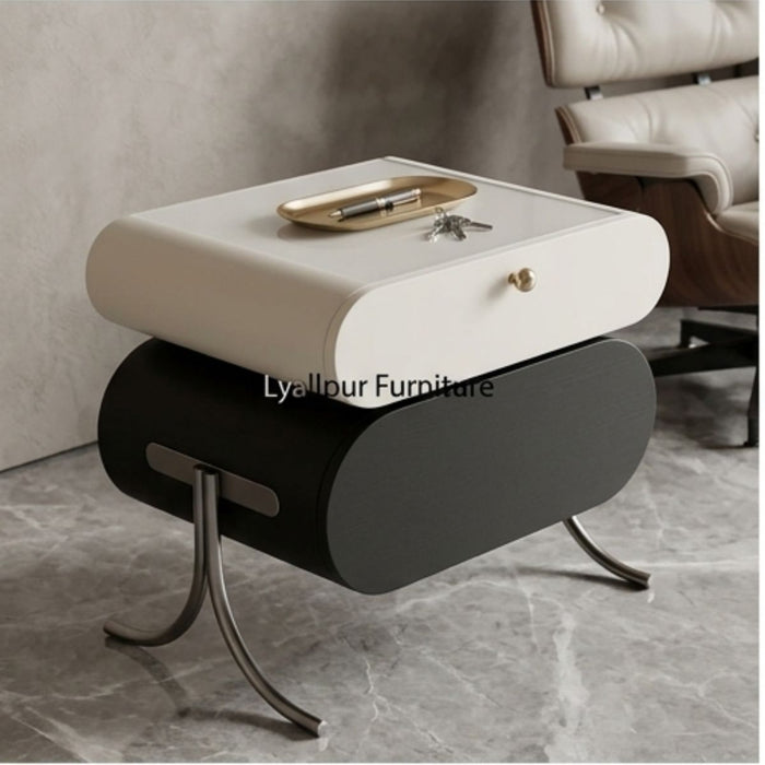 Lumiere Stacked Capsule Side Table