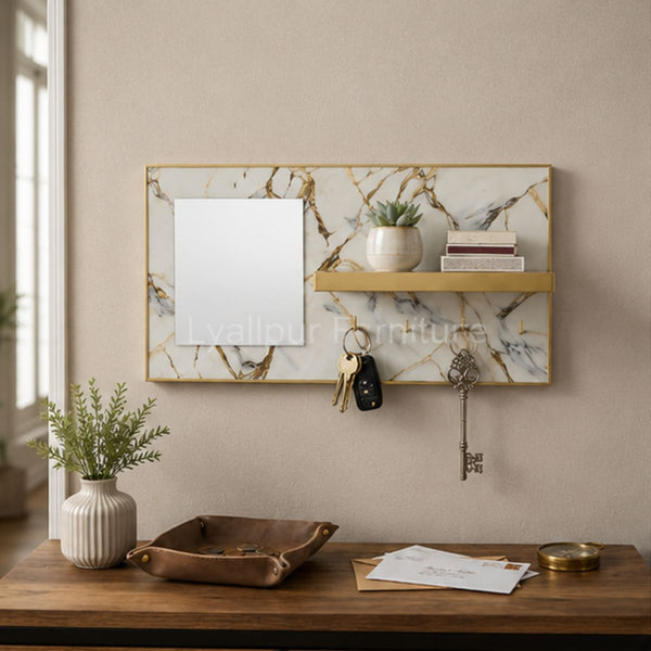 Luxury Key Holder With Mirror