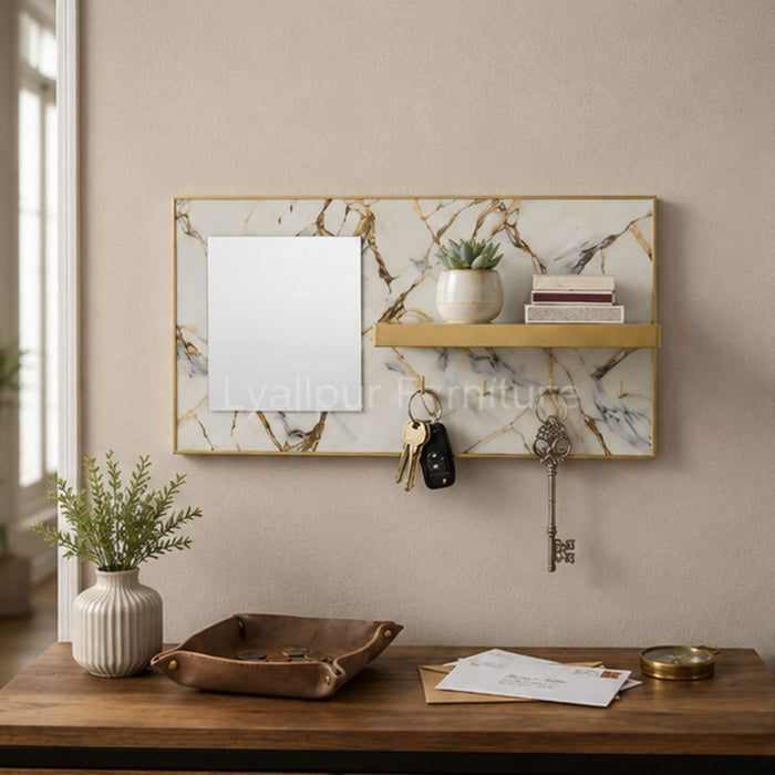 Luxury Key Holder With Mirror