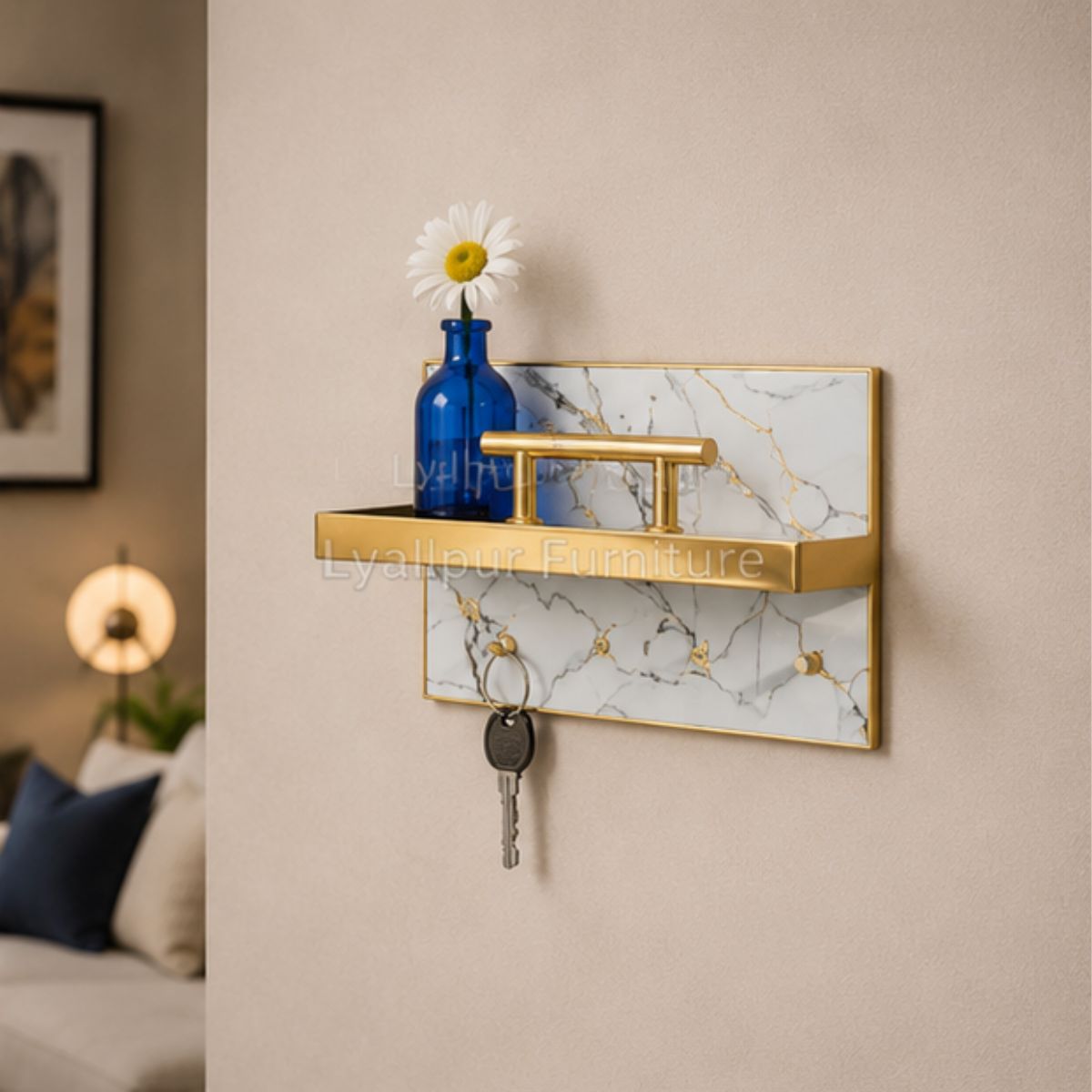 Luxury Wall Key Holder Shelf
