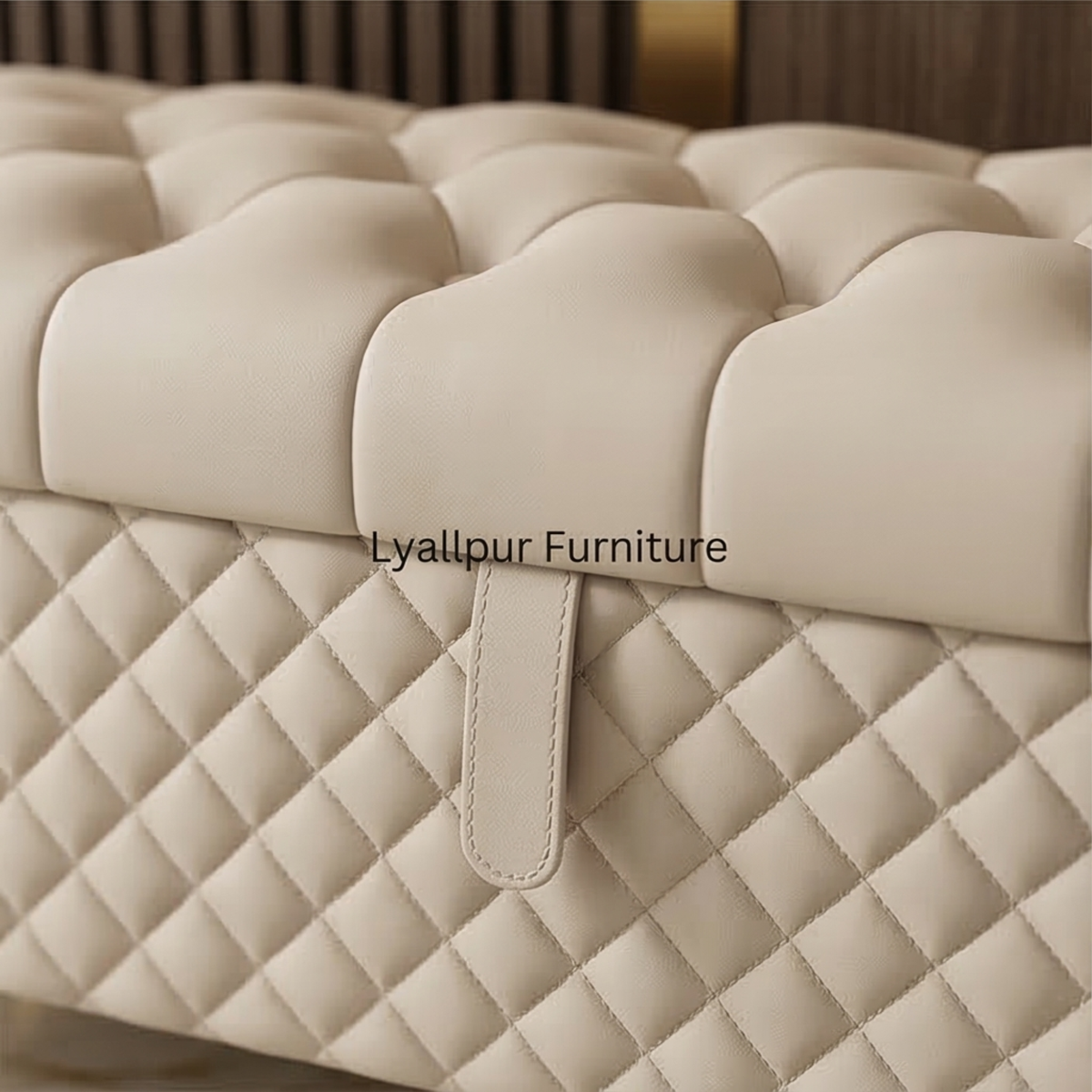Luxury Tufted Storage Bench