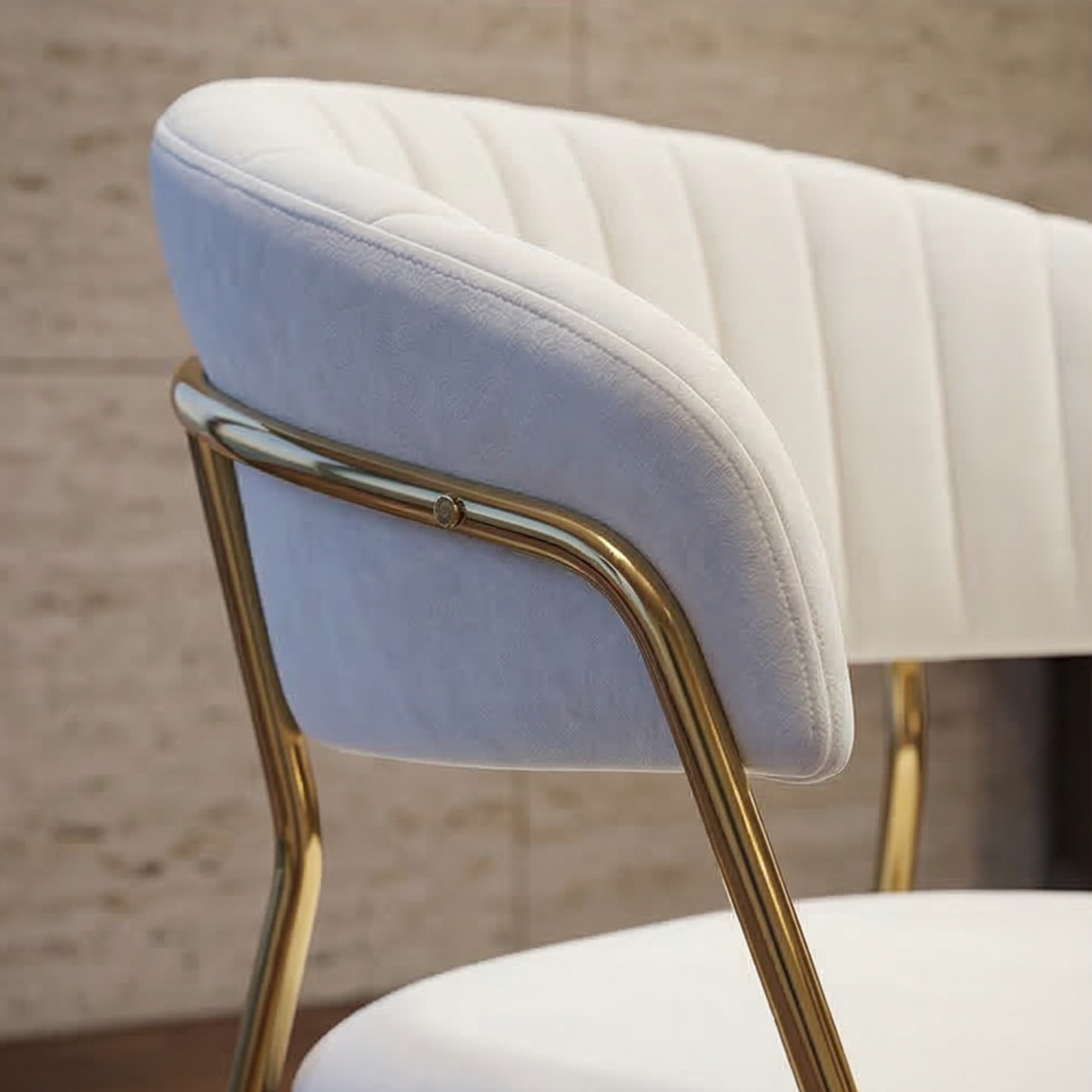 Luxury Velvet Dining Chairs – Gold Frame | Set of 2