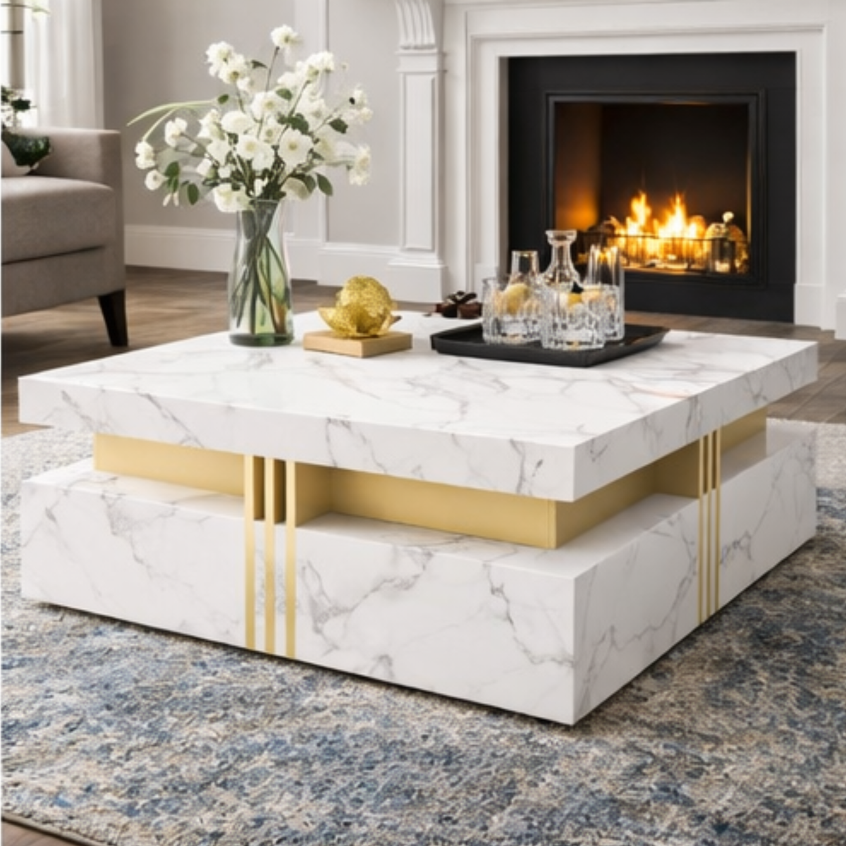 Marble Coffee Table – Luxury Center Table