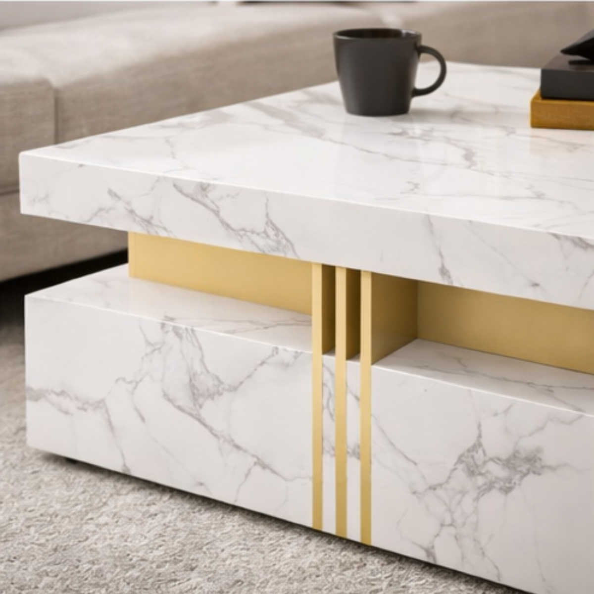 Marble Coffee Table – Luxury Center Table