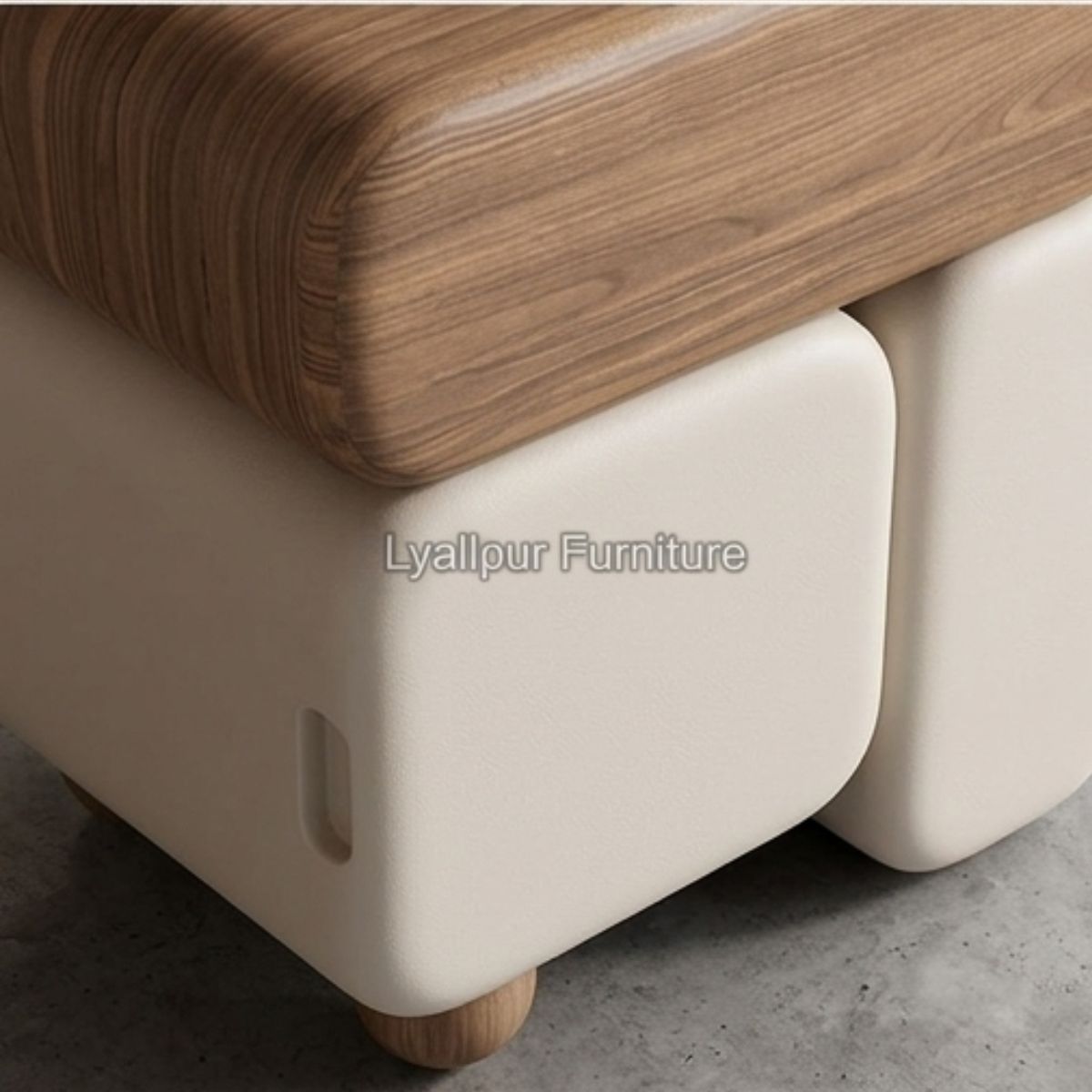 Milo Sculptural Block Side Table