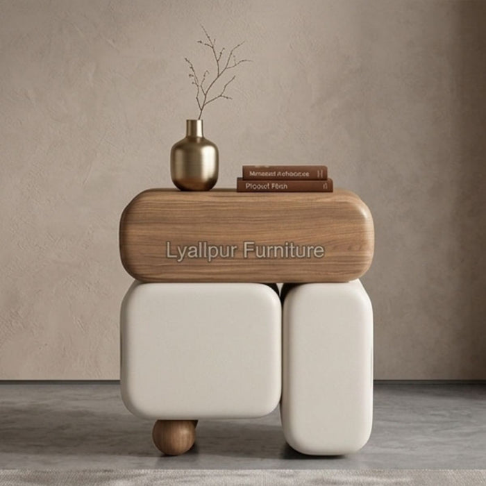 Milo Sculptural Block Side Table