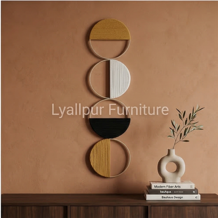 Minimalist Geometric Fiber Wall Art