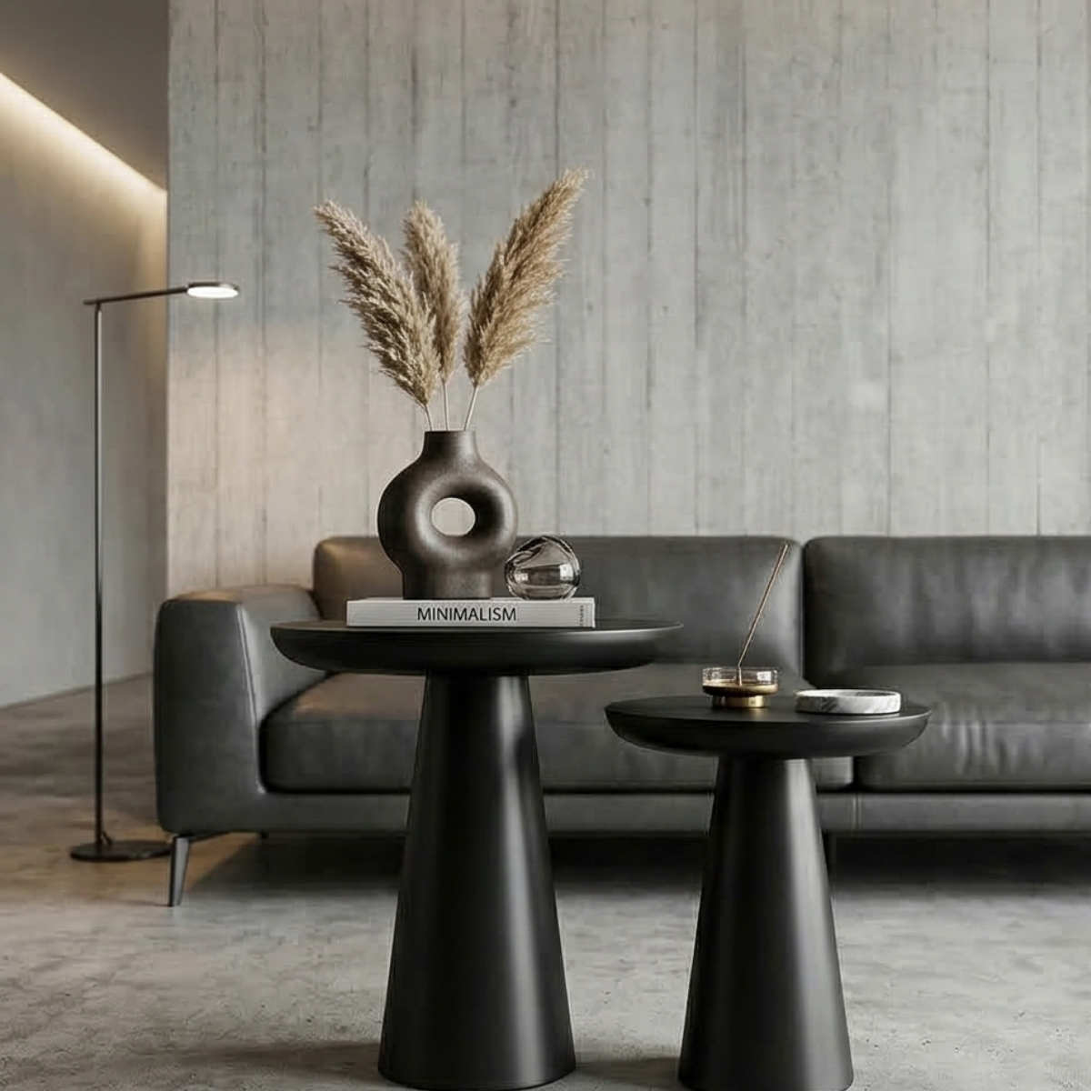 Modern Black Nesting Tables