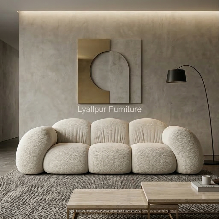 Modern Boucle Bubble Sofa