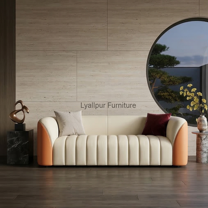 Modern Channel Tufted Sofa