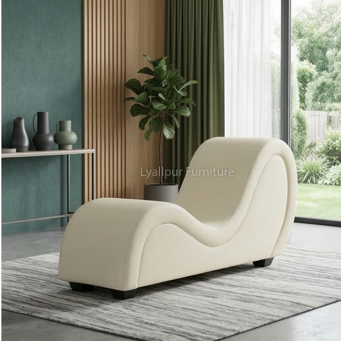 Modern Curved Chaise Lounge