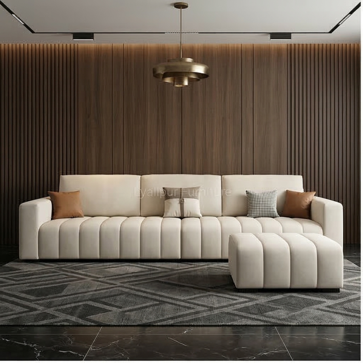 Modern L Shape Sectional Sofa