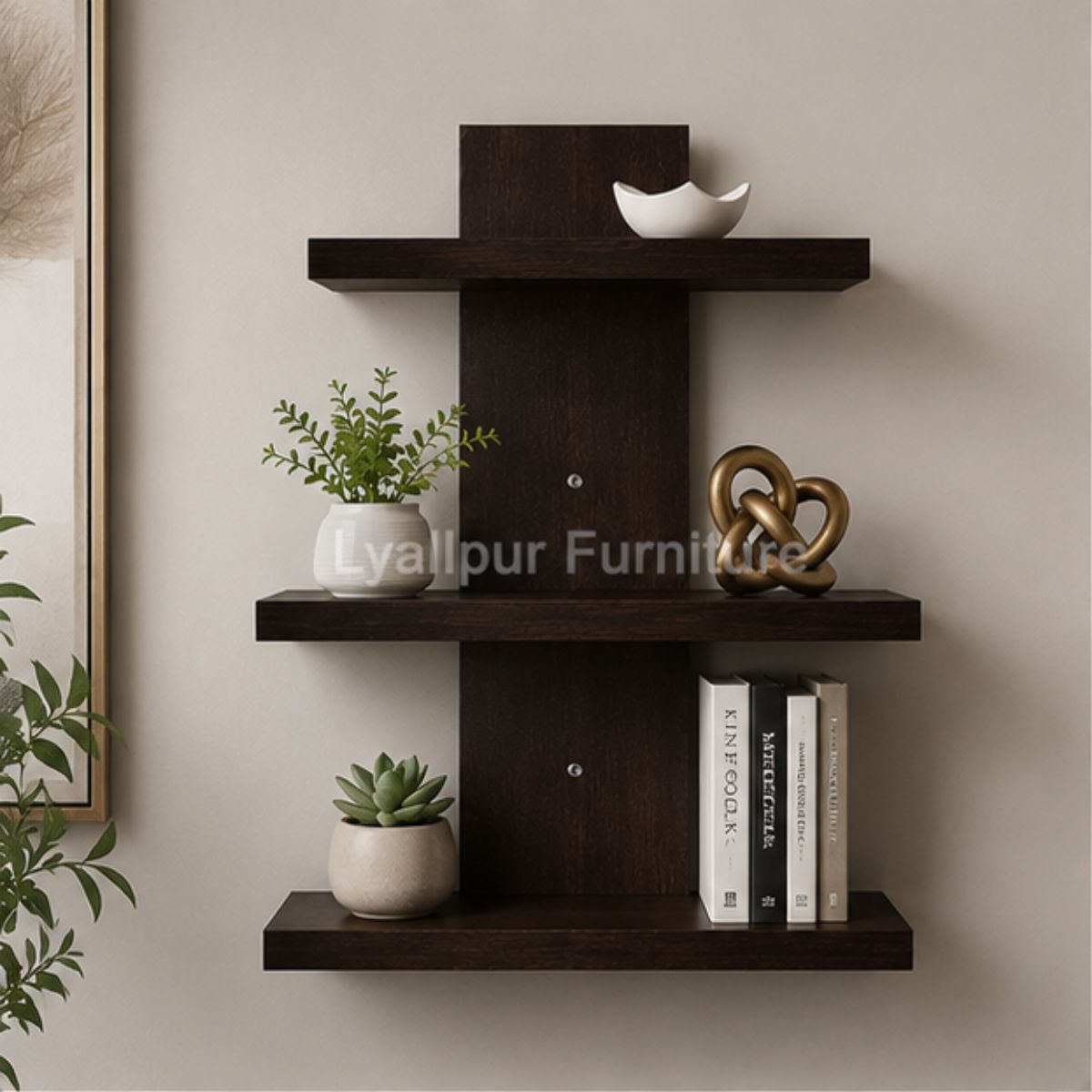Modern Zigzag Wall Shelf