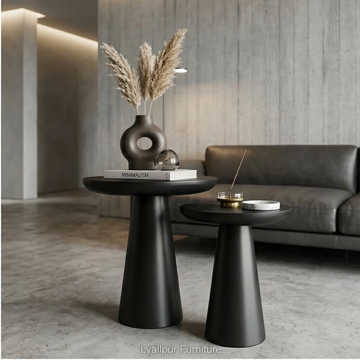 Modern Black Nesting Tables