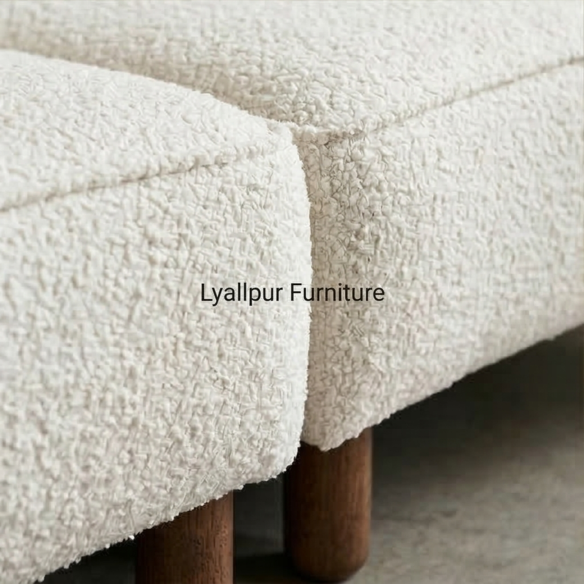 Modern Boucle Sectional Sofa