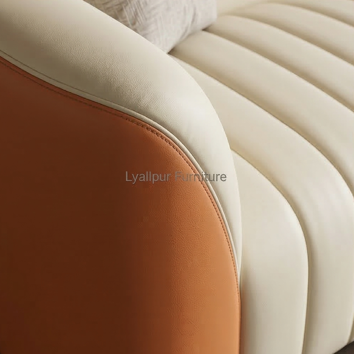 Modern Channel Tufted Sofa