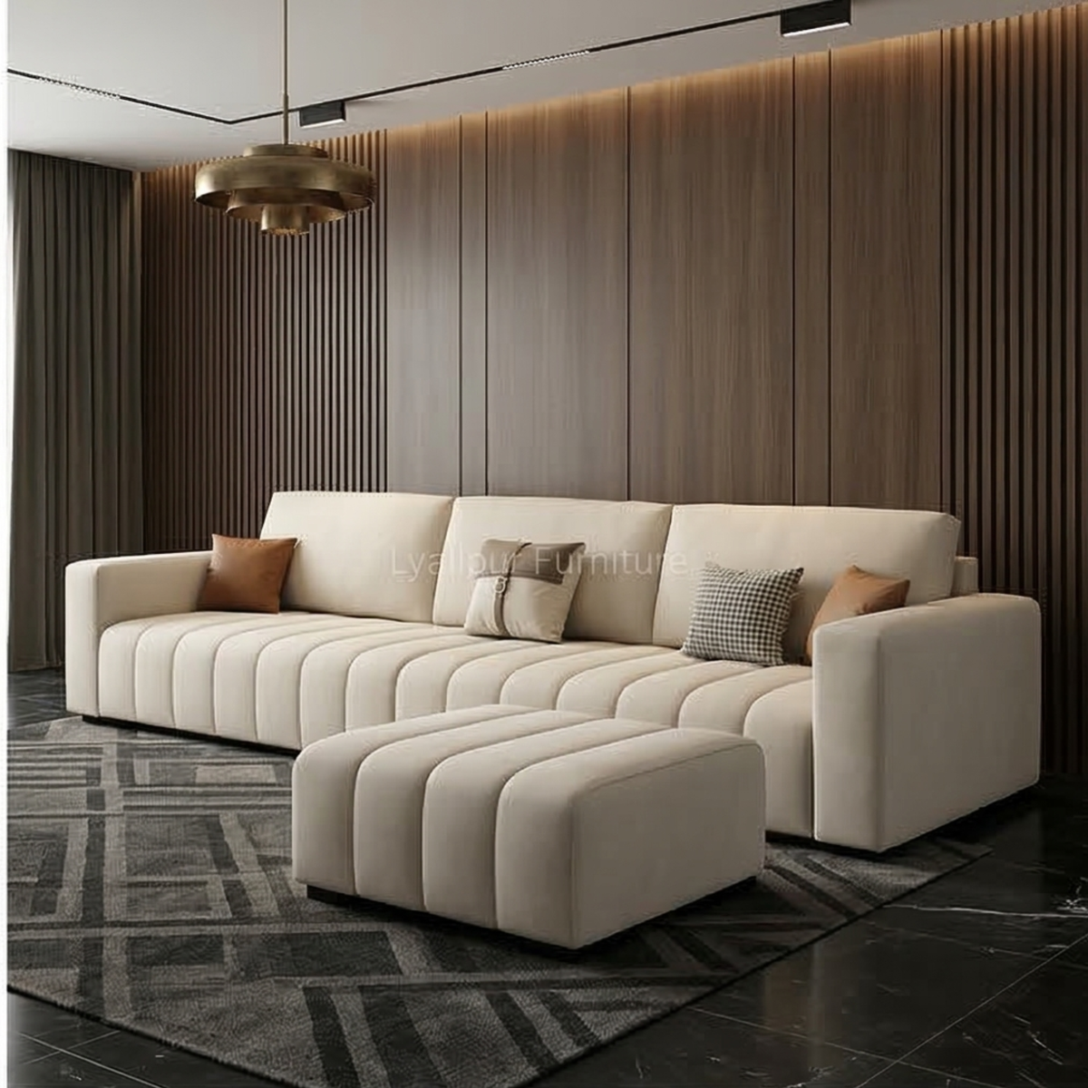 Modern L Shape Sectional Sofa