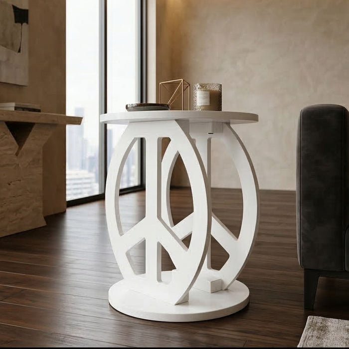 Modern Round Minimal Accent Side Table