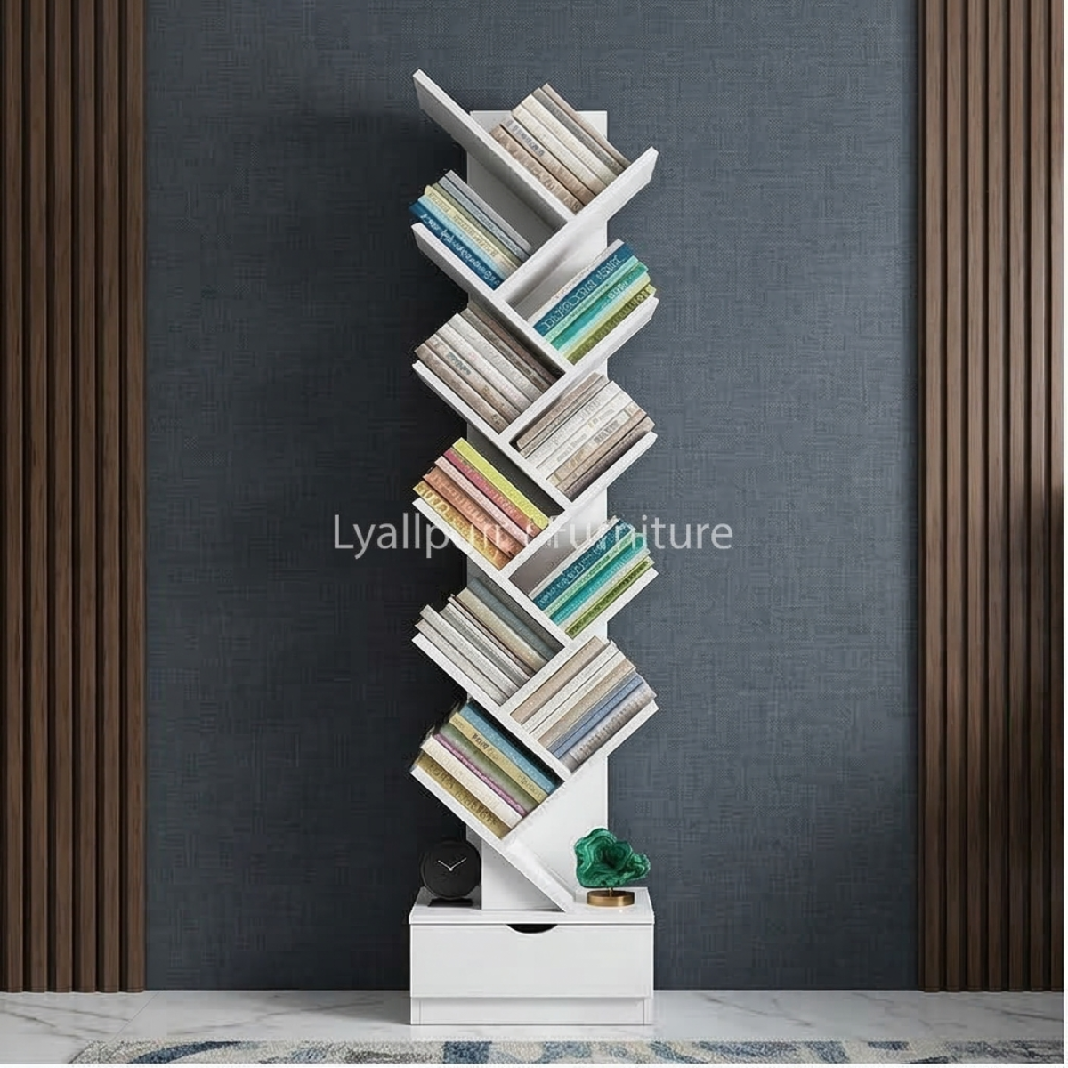 Modern Zigzag Book Rack
