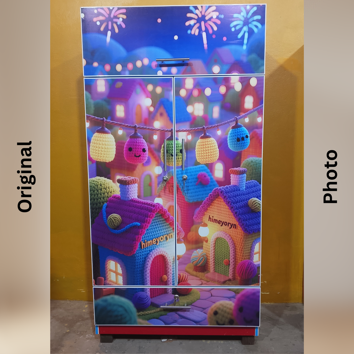 Premium WonderLights Kids Wardrobe – 5’3″ Height, Spacious Storage