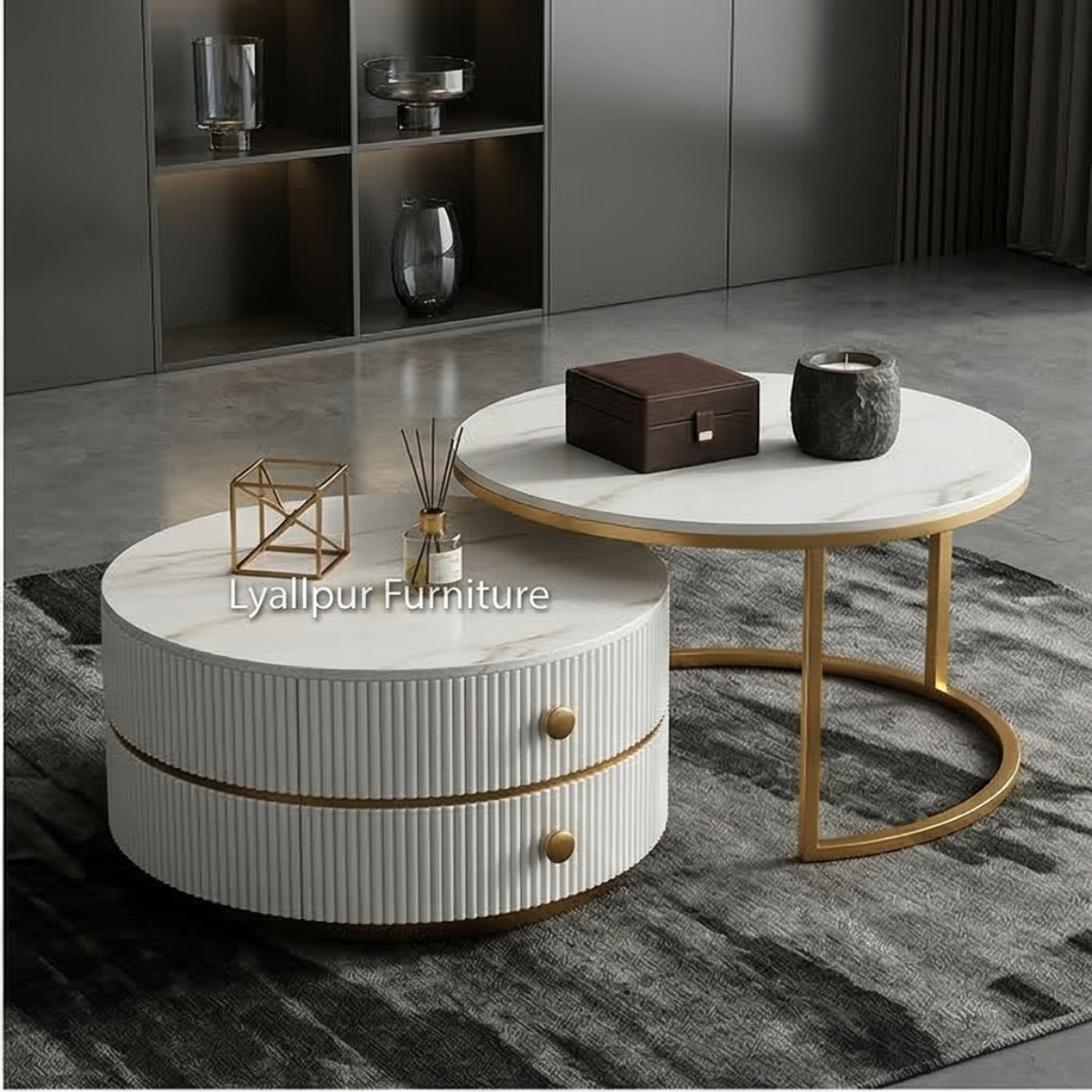 Scandi Drum Coffee Table