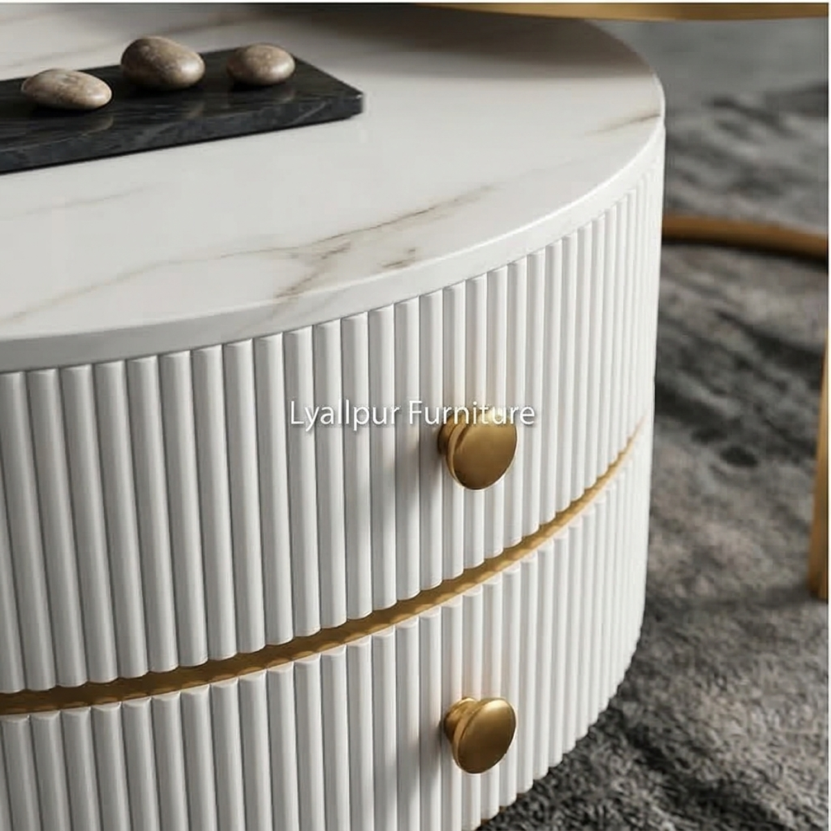 Scandi Drum Coffee Table