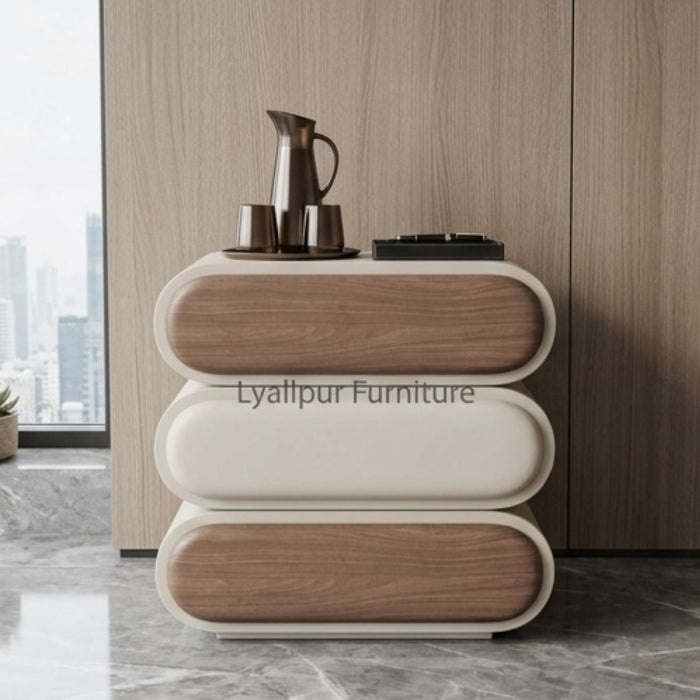 Trio Capsule Tri-Tone Nightstand