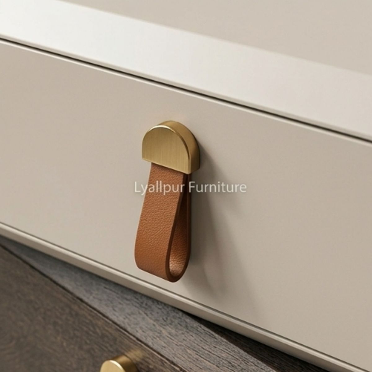 Trio Chamfered Tri-Tone Nightstand