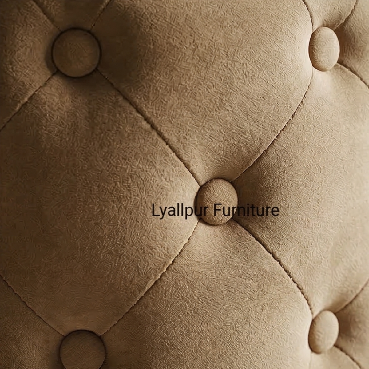 Tufted Round Ottoman Stool