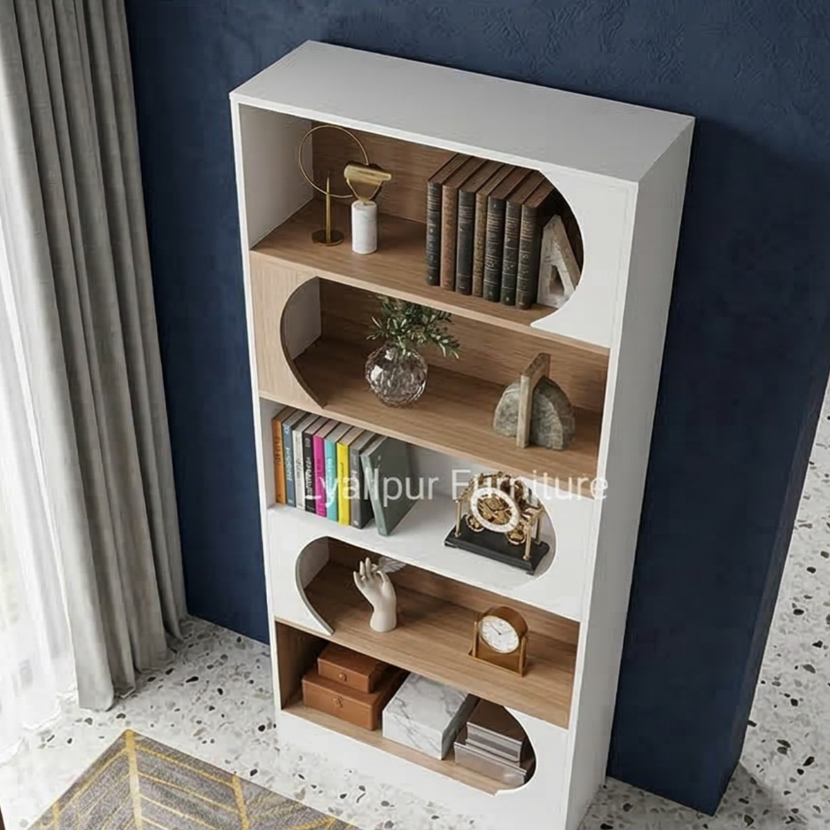 Wooden Display Shelf Rack