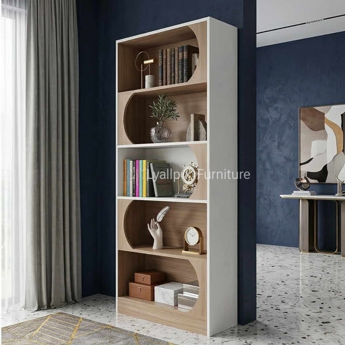 Wooden Display Shelf Rack